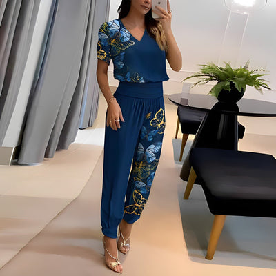 Alexandra | Ensemble avec blouse et pantalon