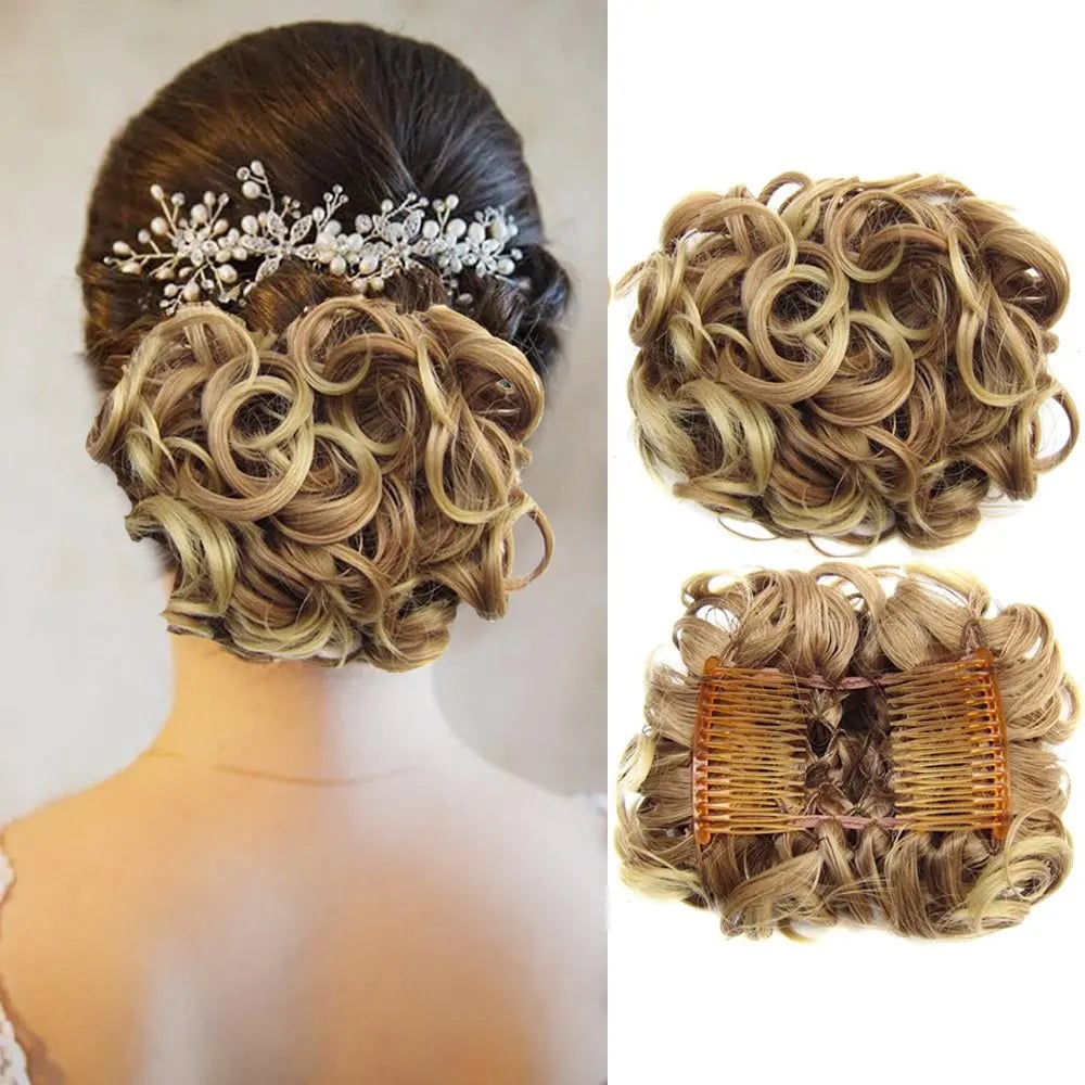 Chignon Désordonné Curly Bun - Pour un look chic