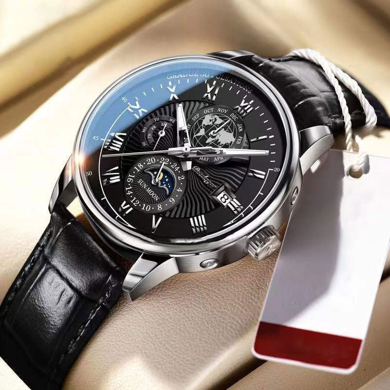 Montre en quartz lumineuse haut de gamme tendance