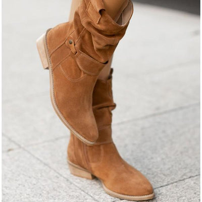 Bottes en daim Alexis