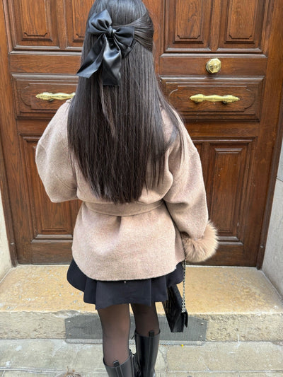 Christa - Manteau de peluche luxueux