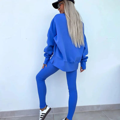 Ensemble Maria™ Ensemble confortable : sweat oversize et leggings