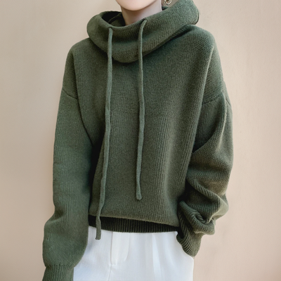 Pull Col Roulé en Laine Mérinos