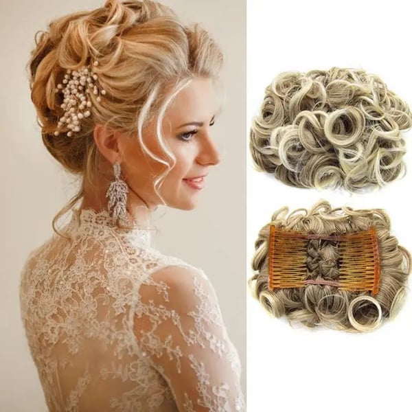 Chignon Désordonné Curly Bun - Pour un look chic