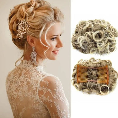 Chignon Désordonné Curly Bun - Pour un look chic