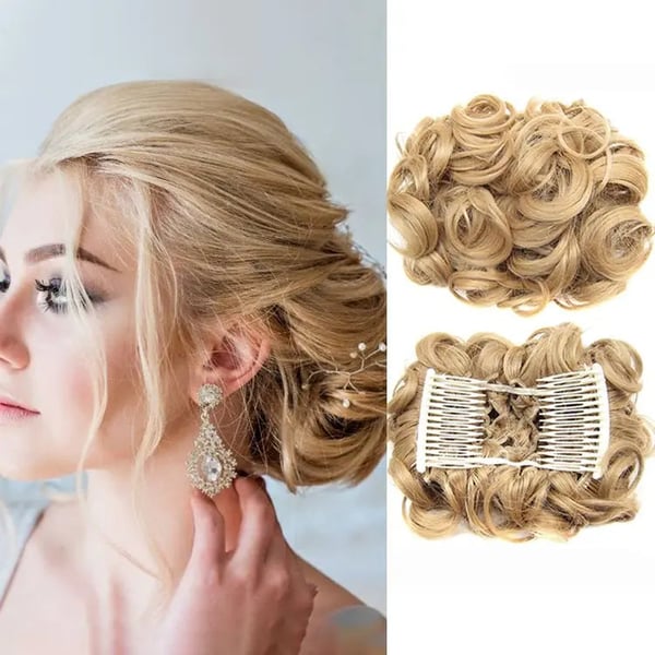 Chignon Désordonné Curly Bun - Pour un look chic