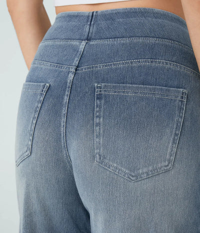 Eva | Pantalon extensible à taille haute