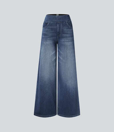 Eva | Pantalon extensible à taille haute