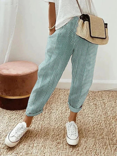 Lore Pantalon à Rayures