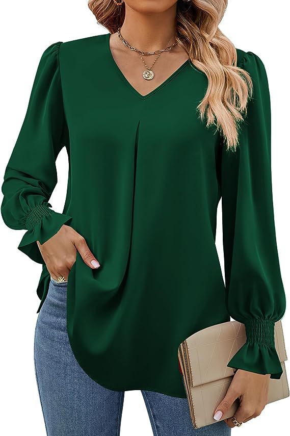 Blouse Calla™ en chiffon à couleurs évasées