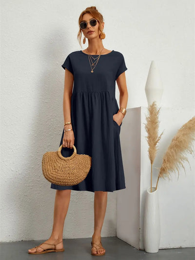 SANDRA | Robe décontractée avec poches