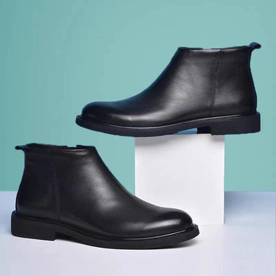 Chaussures en cuir Chelsea pour hommes, nouvelles, confortables et antidérapantes