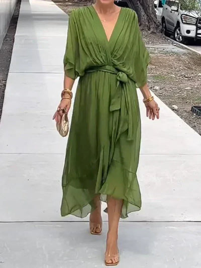 DARIA | ROBE LÉGÈRE AVEC ENCOLURE EN V
