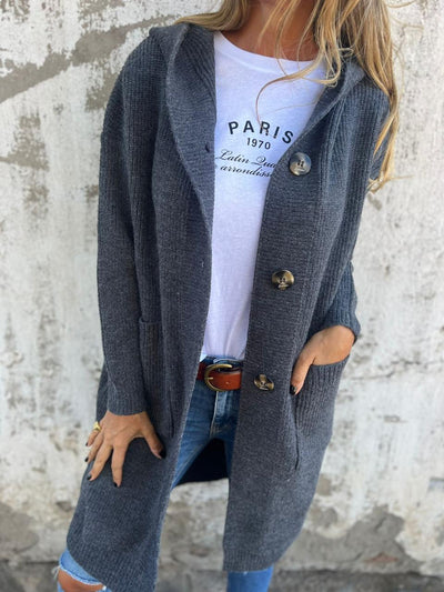 Frida | Gilet Long en Tricot