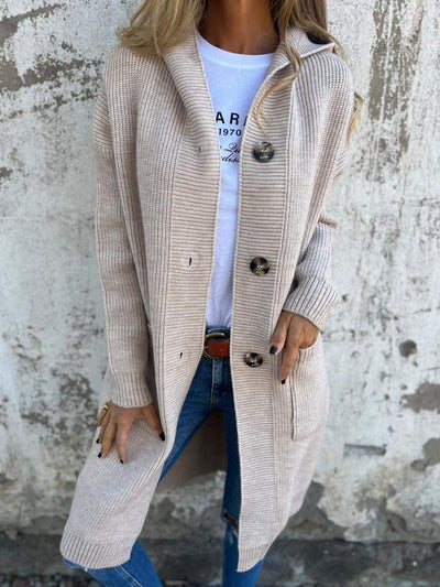 Frida | Gilet Long en Tricot