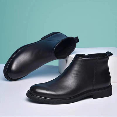 Chaussures en cuir Chelsea pour hommes, nouvelles, confortables et antidérapantes