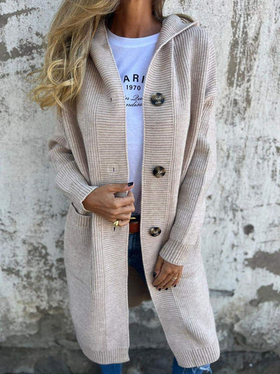 Frida | Gilet Long en Tricot