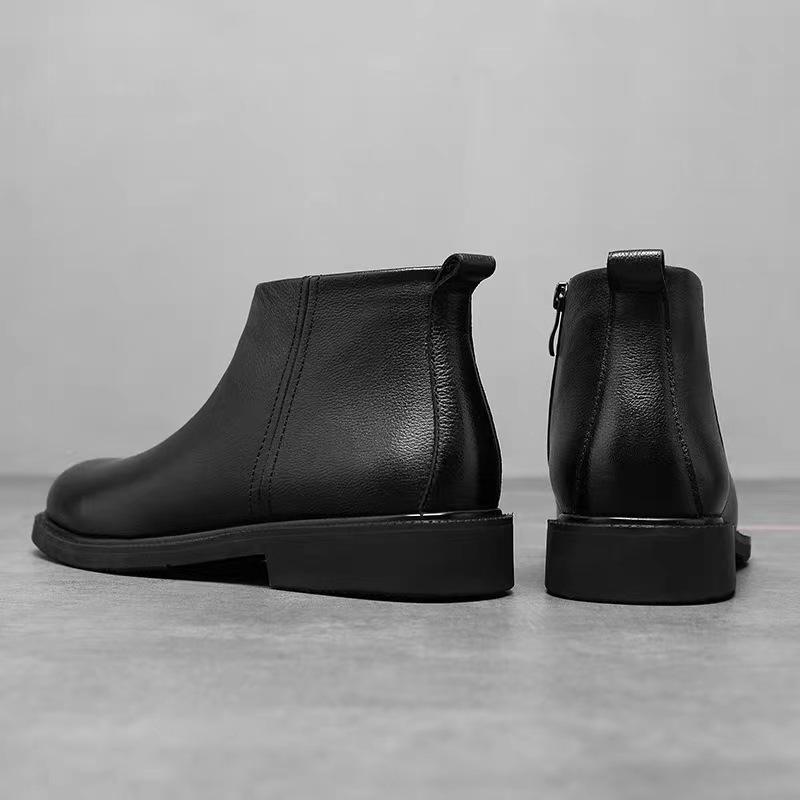 Chaussures en cuir Chelsea pour hommes, nouvelles, confortables et antidérapantes