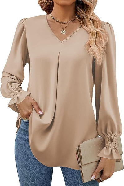 Blouse Calla™ en chiffon à couleurs évasées