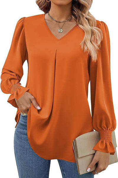 Blouse Calla™ en chiffon à couleurs évasées