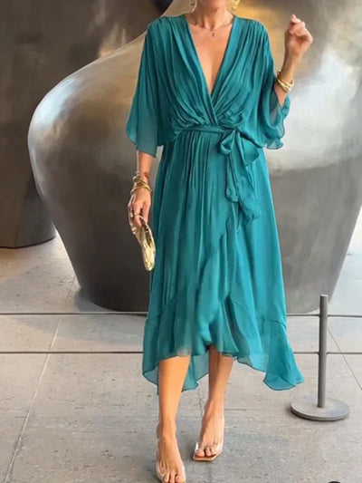 DARIA | ROBE LÉGÈRE AVEC ENCOLURE EN V