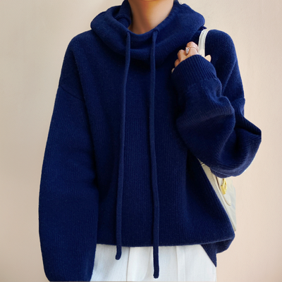 Charlotte - Pull à col roulé en laine mérinos