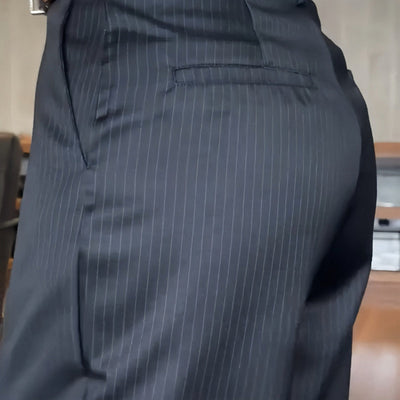 PAULINE | Pantalon blazer droit taille haute