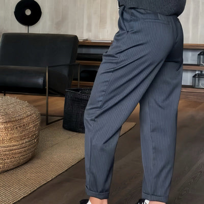 PAULINE | Pantalon blazer droit taille haute