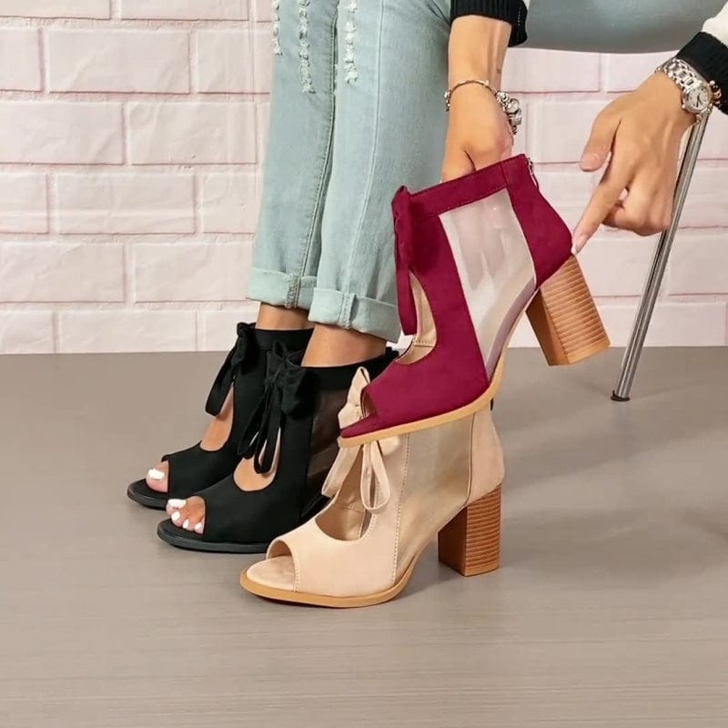 Chaussures à talons Bow