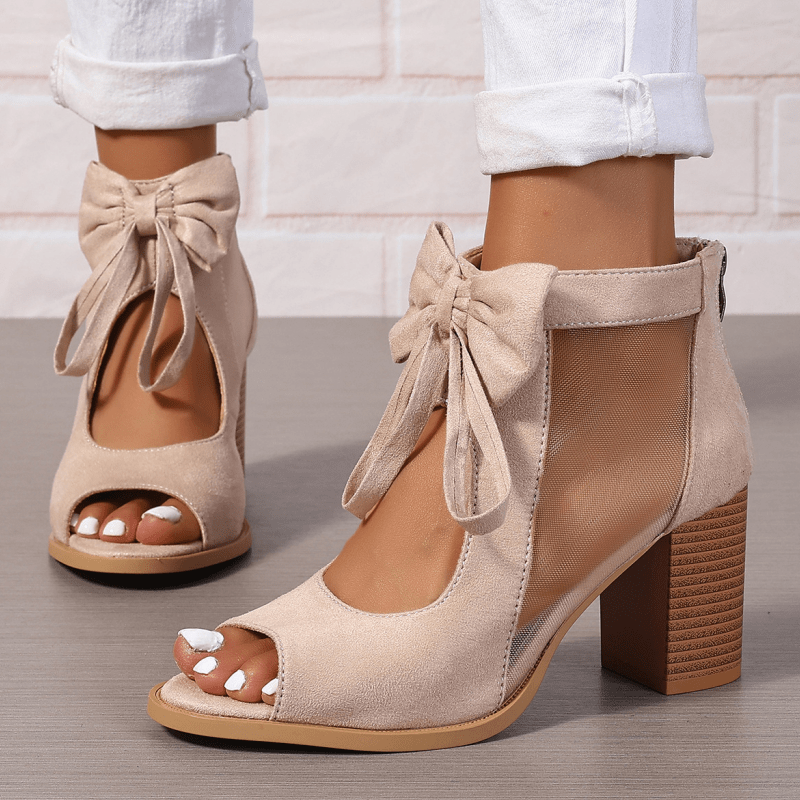 Chaussures à talons Bow
