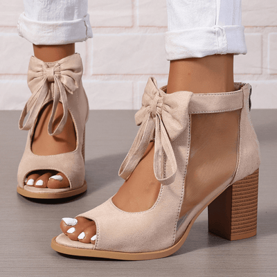 Chaussures à talons Bow