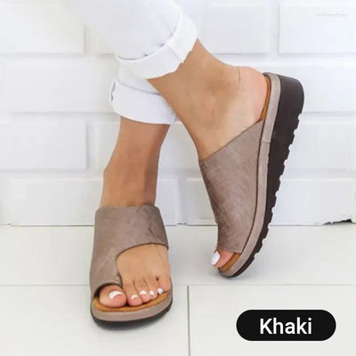 Sandales ouvertes confortables pour femmes