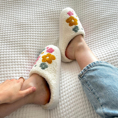 Chaussons Fleurs Livia