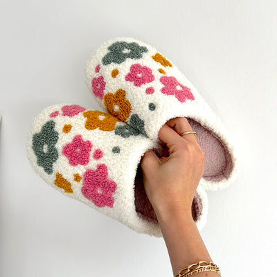 Chaussons Fleurs Livia