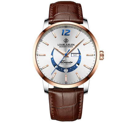 Montre élégante avec phase de lune